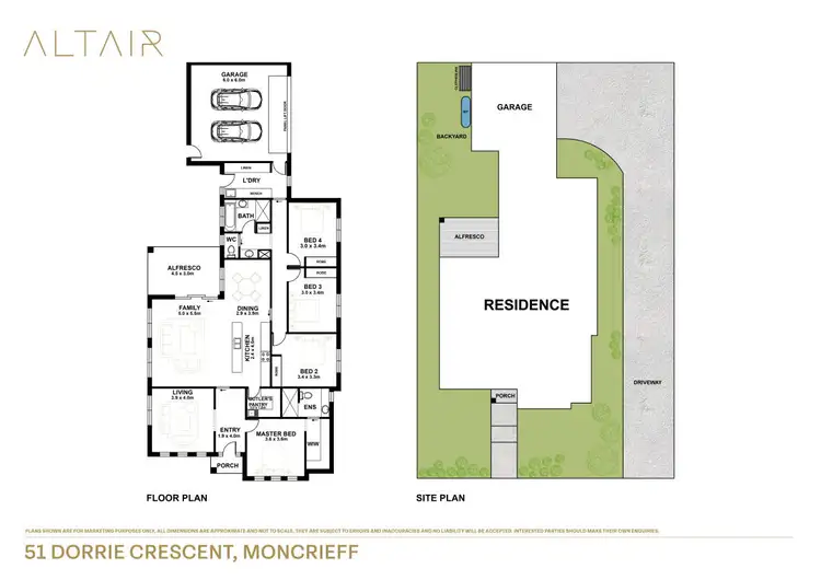 Floorplan of Homely house listing, 51 Dorrie Crescent, Moncrieff ACT 2914