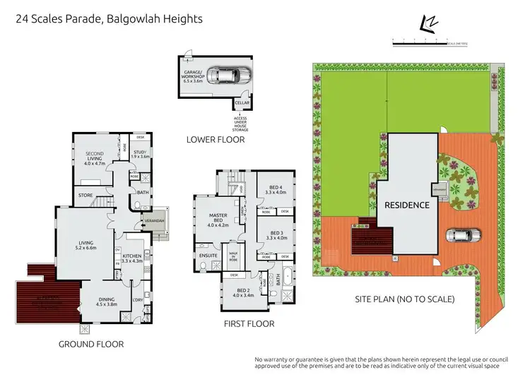Floorplan of Homely house listing, 24 Scales Parade, Balgowlah Heights NSW 2093