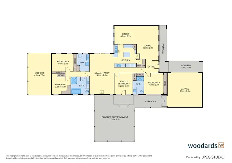 Floorplan of Homely house listing, 6 Carroll Court, Gisborne VIC 3437