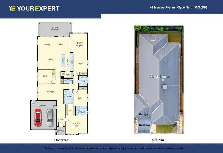 Floorplan of Homely house listing, 41 Mernoo Avenue, Clyde North VIC 3978
