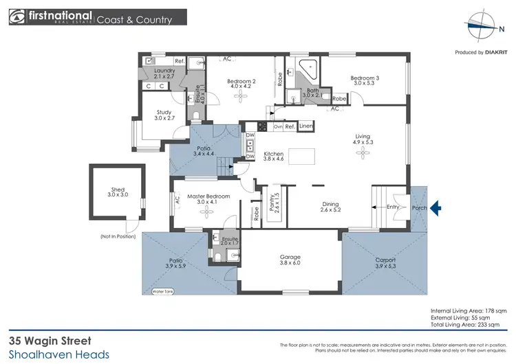 Floorplan of Homely house listing, 35 Wagin Street, Shoalhaven Heads NSW 2535