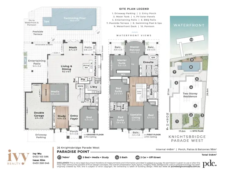 Floorplan of Homely house listing, 26 Knightsbridge Parade West, Sovereign Islands QLD 4216