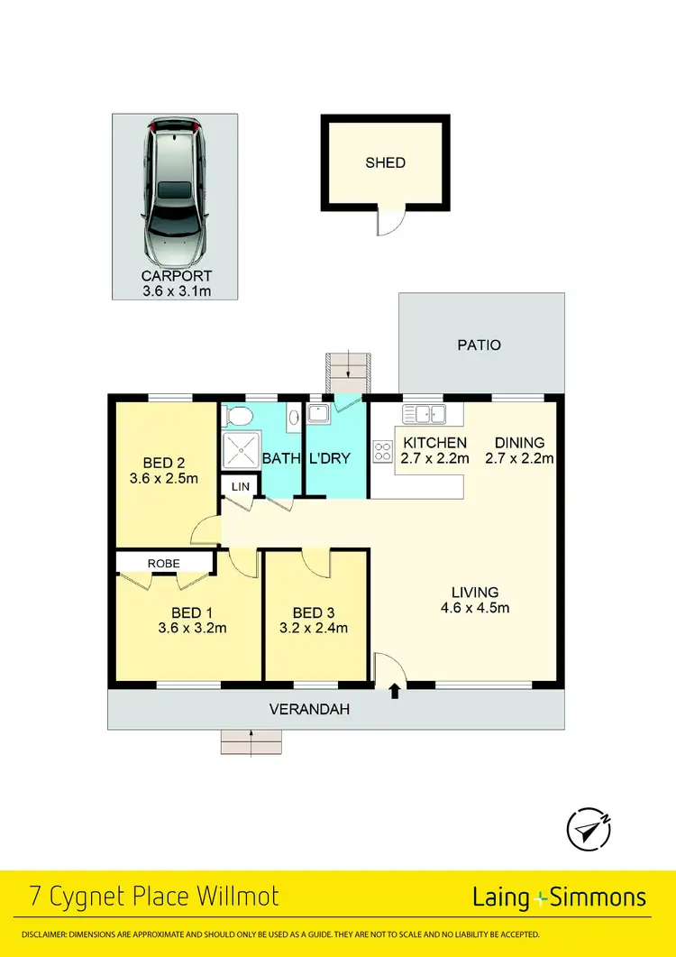 Floorplan of Homely house listing, 7 Cygnet Place, Willmot NSW 2770