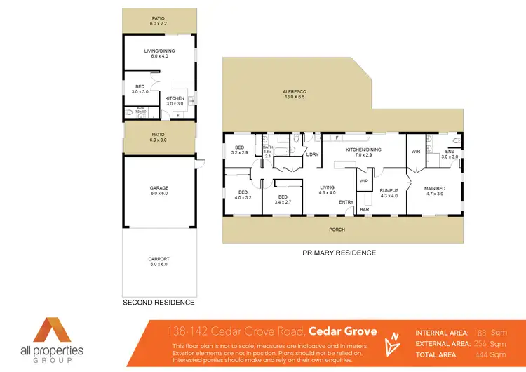 Floorplan of Homely house listing, 138-142 Cedar Grove Road, Cedar Grove QLD 4285