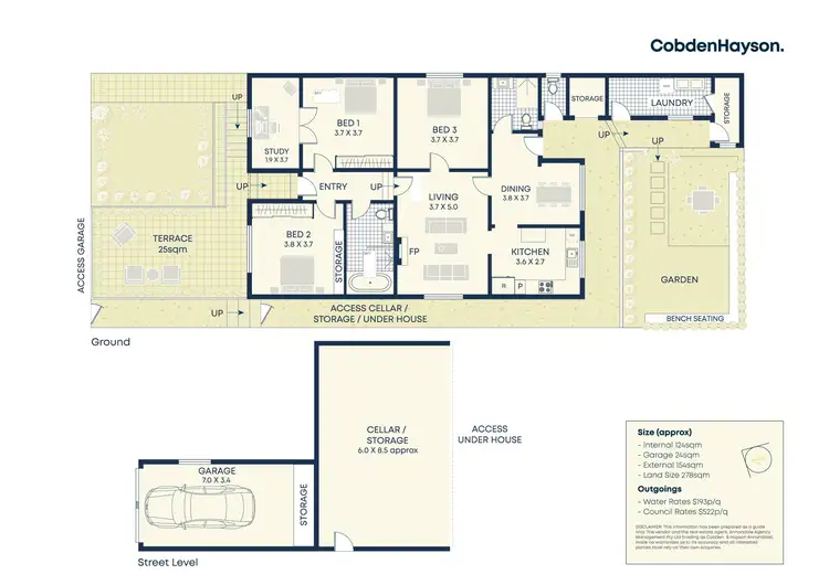 Floorplan of Homely house listing, 52 Railway Parade, Annandale NSW 2038