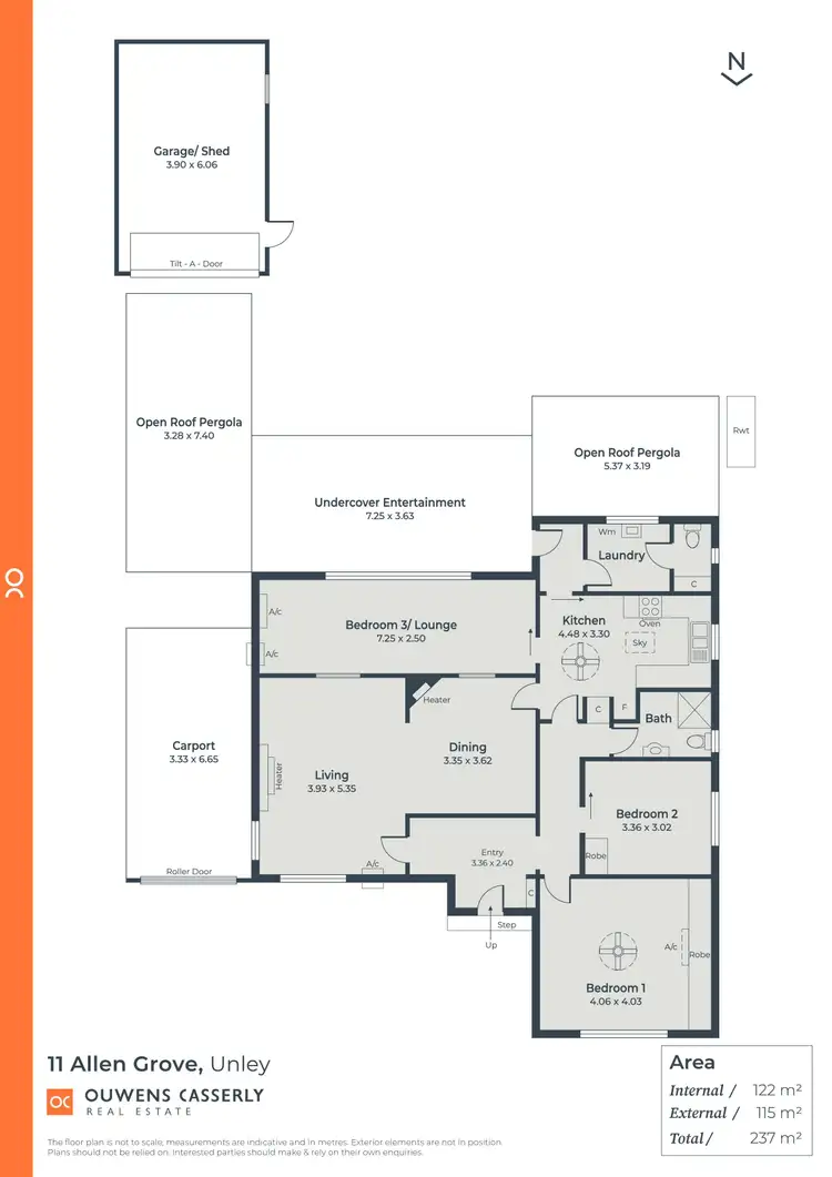 Floorplan of Homely house listing, 11 Allen Grove, Unley SA 5061