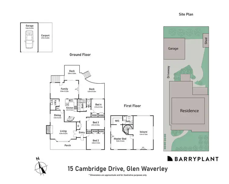 Floorplan of Homely house listing, 15 Cambridge Drive, Glen Waverley VIC 3150