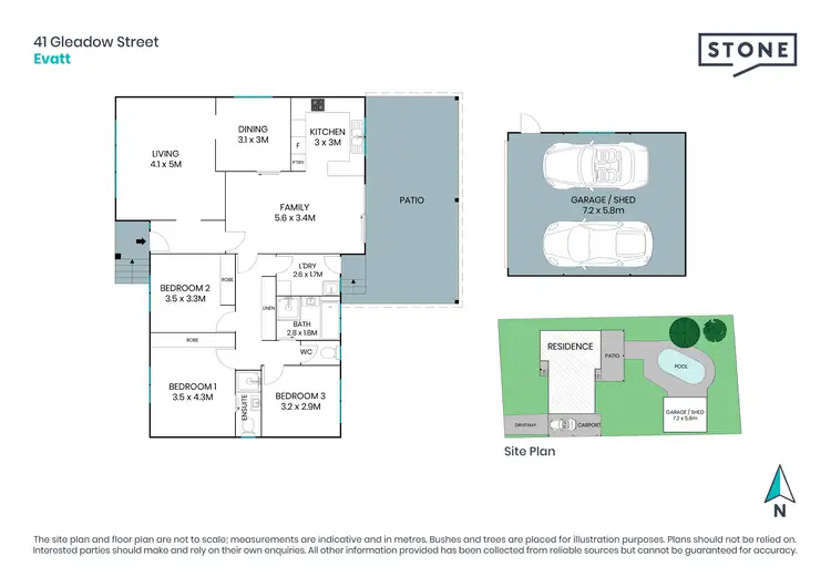 Floorplan of Homely house listing, 41 Gleadow Street, Evatt ACT 2617