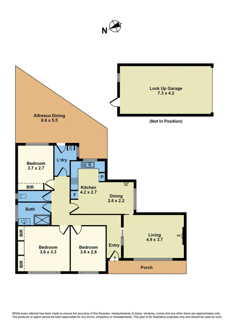 Floorplan of Homely house listing, 18 Collenso Street, Sunshine West VIC 3020