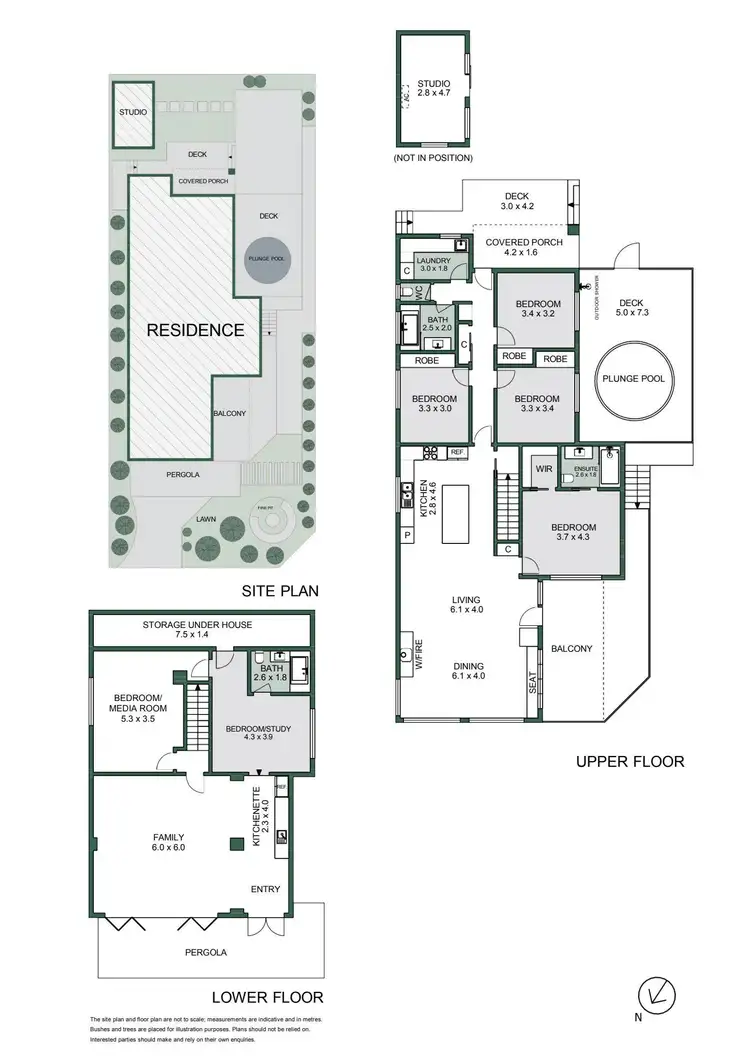 Floorplan of Homely house listing, 23 Clarendon Street, Dromana VIC 3936