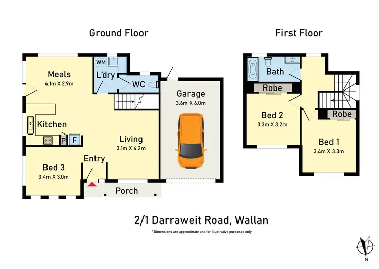 Floorplan of Homely unit listing, 2/1 Darraweit Road, Wallan VIC 3756