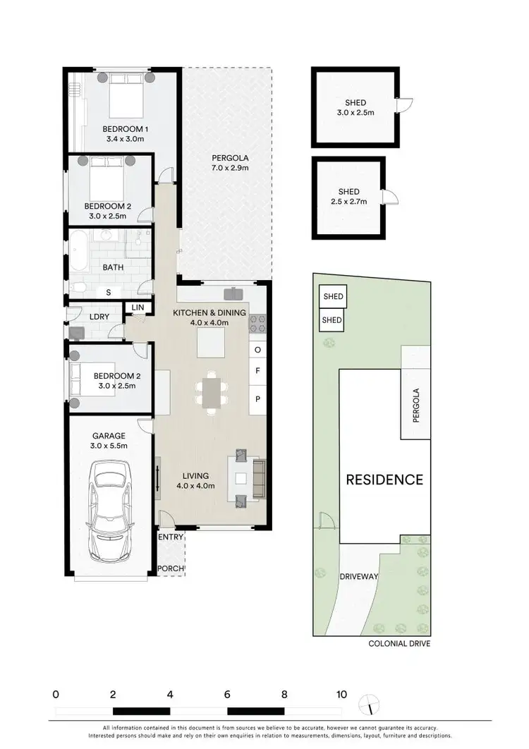 Floorplan of Homely villa listing, 1/99 Colonial Drive, Bligh Park NSW 2756