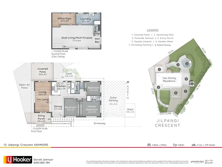 Floorplan of Homely house listing, 12 Jilpangi Crescent, Ashmore QLD 4214