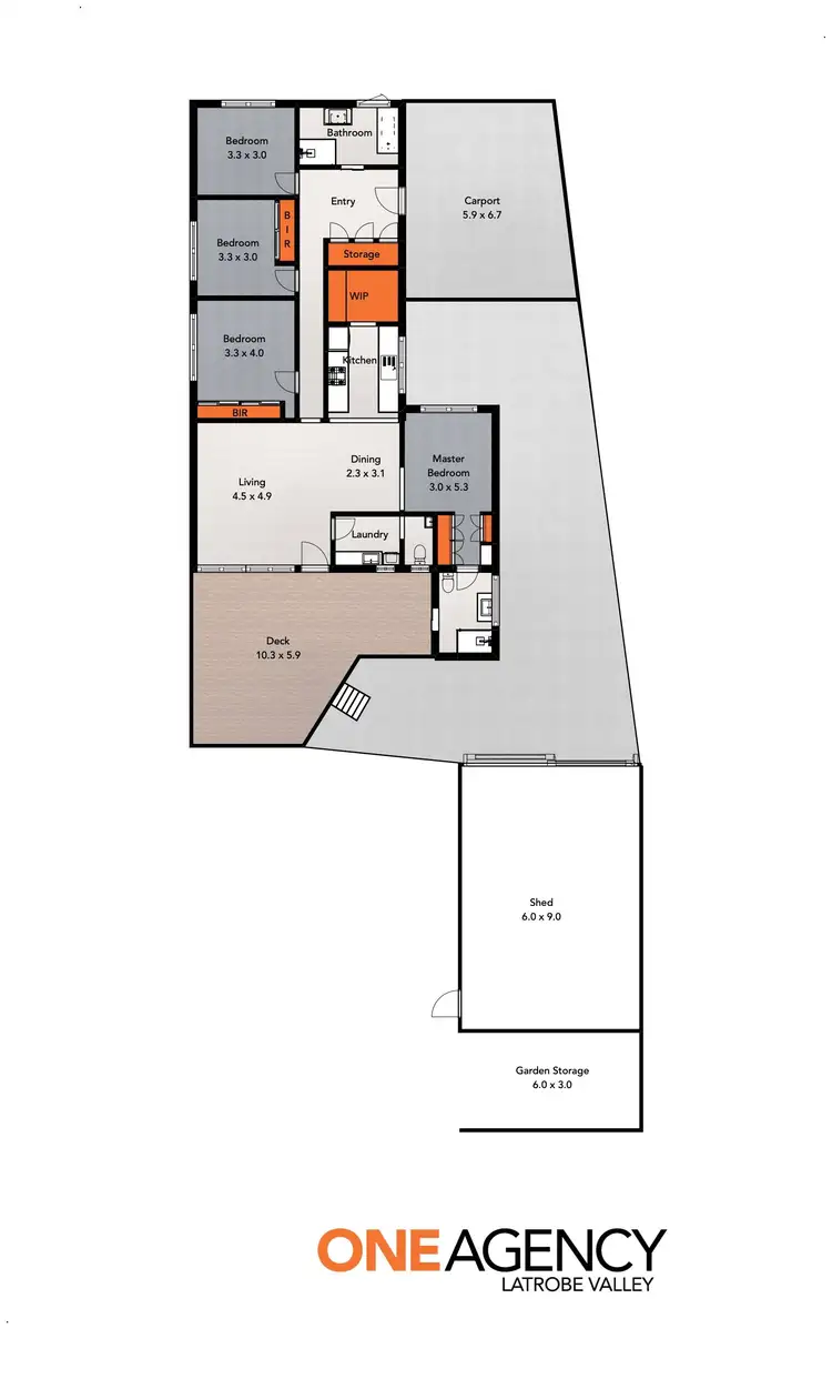 Floorplan of Homely house listing, 7 Armstrong Court, Traralgon VIC 3844