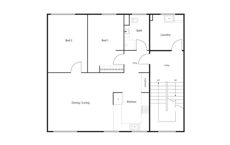 Floorplan of Homely unit listing, 39/3 Waddell Place, Curtin ACT 2605