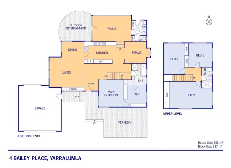 Floorplan of Homely house listing, 4 Bailey Place, Yarralumla ACT 2600