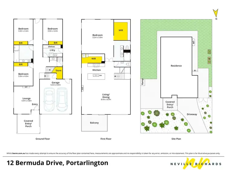 Floorplan of Homely house listing, 12 Bermuda Drive, Portarlington VIC 3223