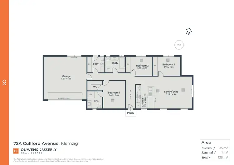 Floorplan of Homely house listing, 72A Cullford Avenue, Klemzig SA 5087