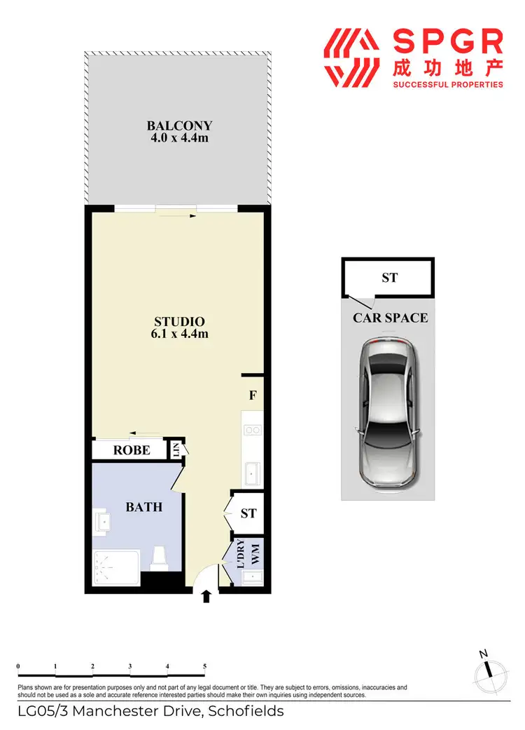Floorplan of Homely apartment listing, LG05/3 Manchester Drive, Schofields NSW 2762