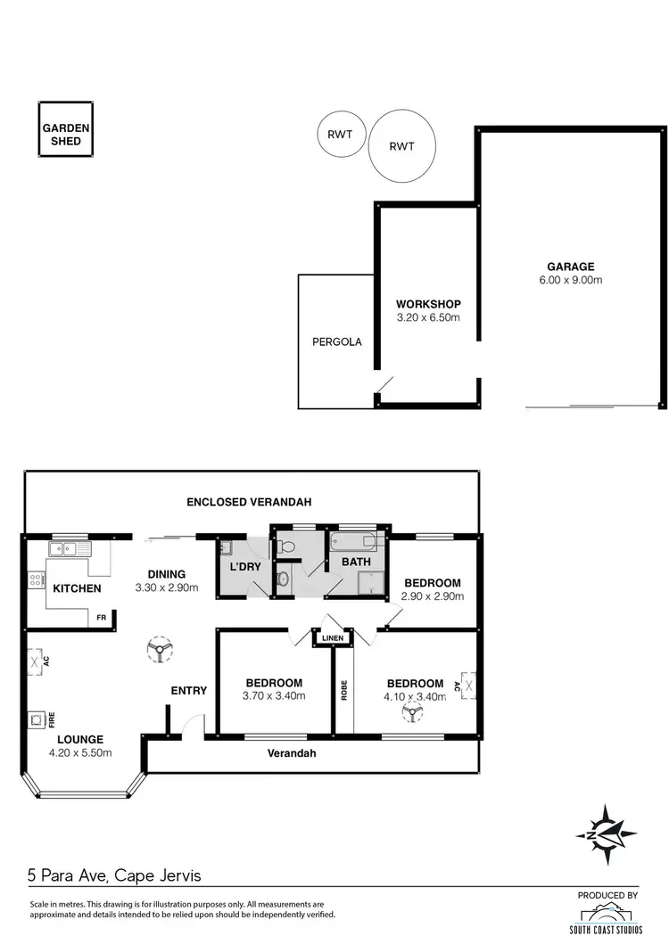 Floorplan of Homely house listing, 5 PARA Avenue, Cape Jervis SA 5204