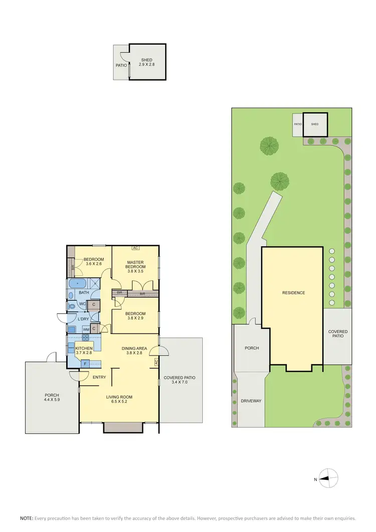 Floorplan of Homely house listing, 56 Fairmount Street, Hadfield VIC 3046