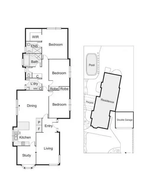 Floorplan of Homely house listing, 2 Farmillo Court, Lysterfield VIC 3156