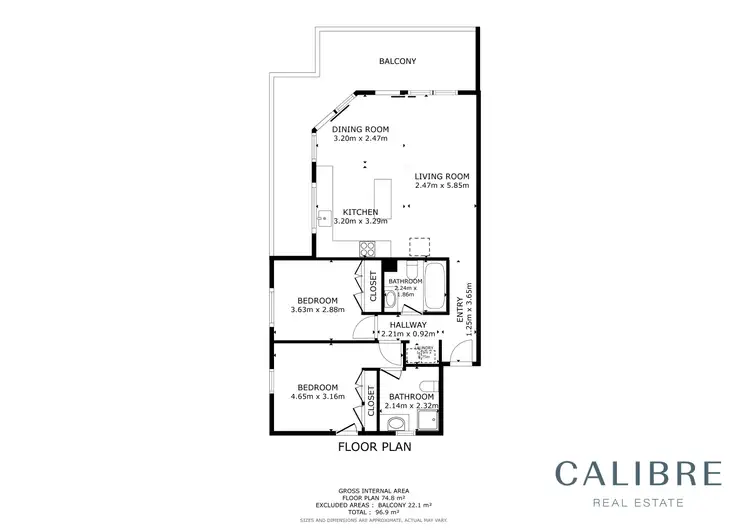 Floorplan of Homely unit listing, 4/51 Miskin Street, Toowong QLD 4066