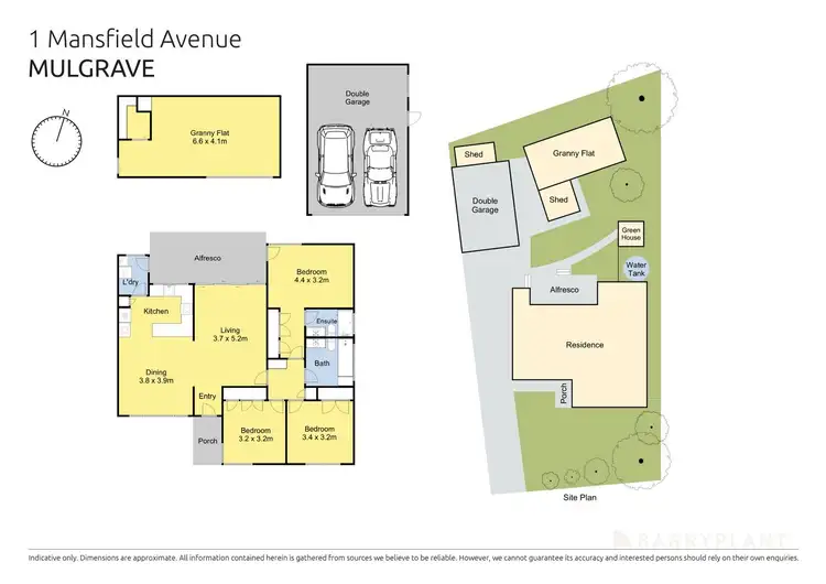 Floorplan of Homely house listing, 1 Mansfield Avenue, Mulgrave VIC 3170