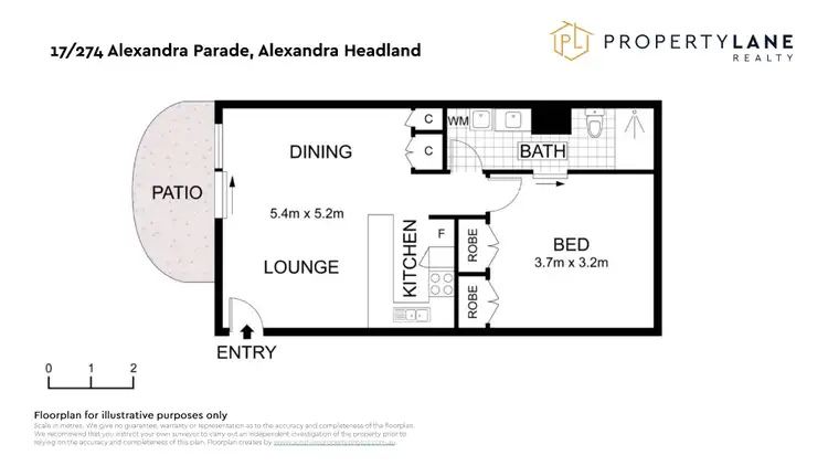 Floorplan of Homely apartment listing, 17/274 Alexandra Parade, Alexandra Headland QLD 4572