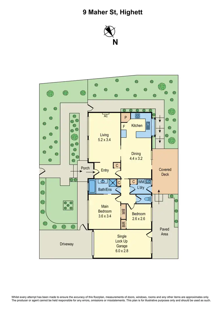 Floorplan of Homely villa listing, 9 Maher Street, Highett VIC 3190