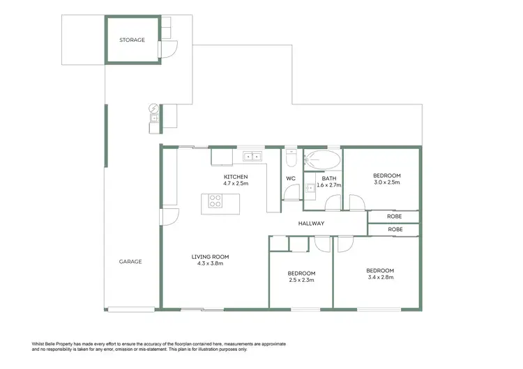 Floorplan of Homely house listing, 9 Kalyan Close, Caravonica QLD 4878