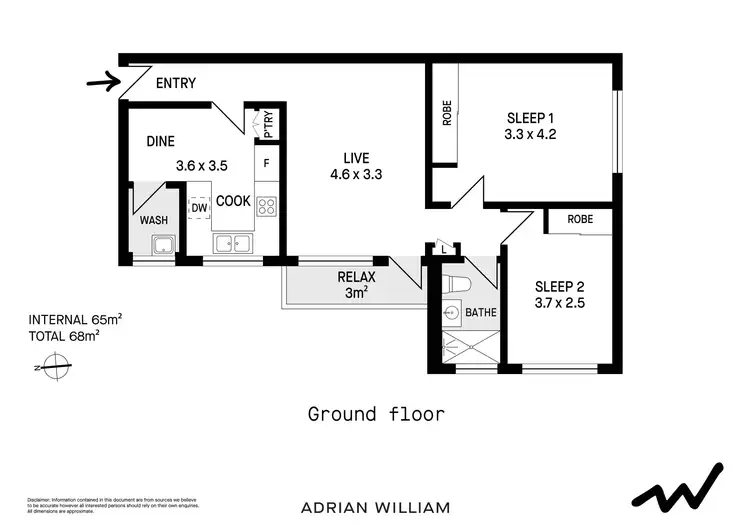 Floorplan of Homely apartment listing, 4/4 Durham Street, Dulwich Hill NSW 2203