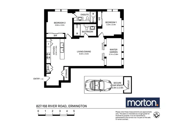 Floorplan of Homely apartment listing, 827/68 River Road, Ermington NSW 2115