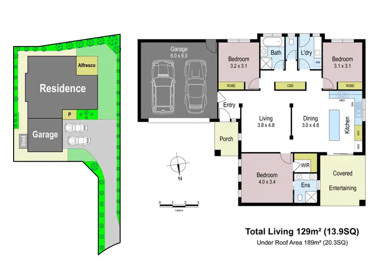 Floorplan of Homely townhouse listing, 5B Leichardt Court, Warragul VIC 3820