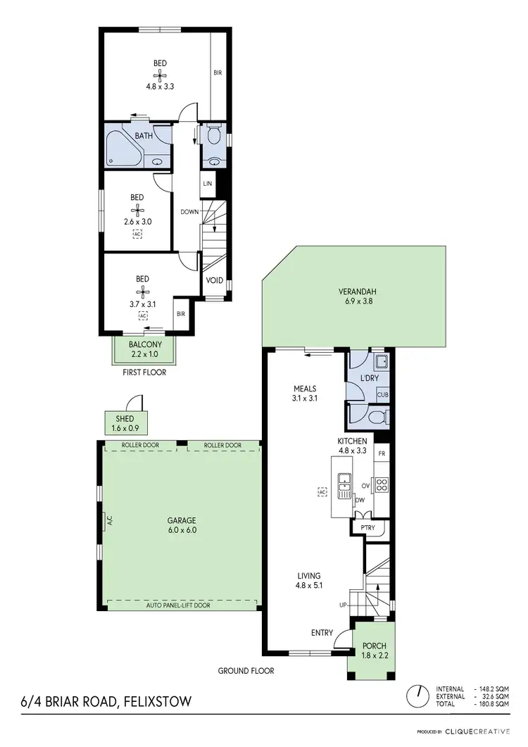 Floorplan of Homely house listing, 6/4 Briar Road, Felixstow SA 5070