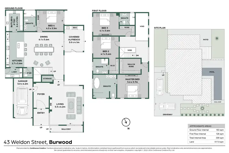 Floorplan of Homely house listing, 43 Weldon Street, Burwood NSW 2134