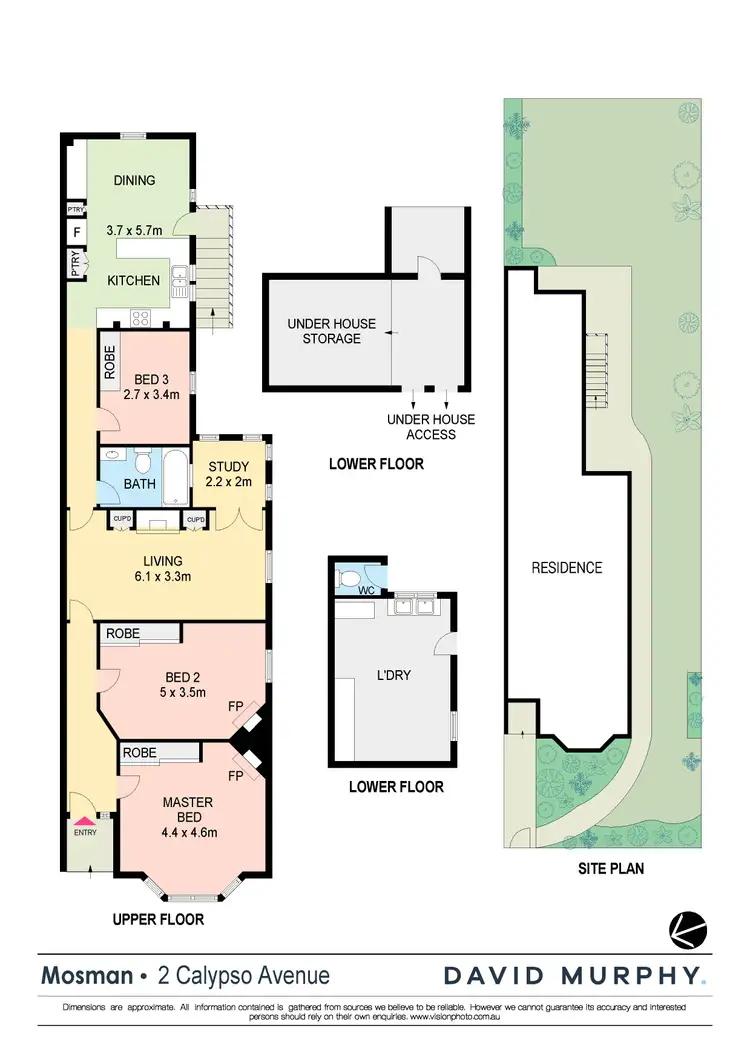 Floorplan of Homely house listing, 2 Calypso Avenue, Mosman NSW 2088
