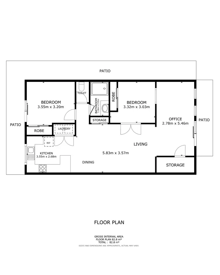 Floorplan of Homely unit listing, 3/8-10 Ascot Avenue, Westcourt QLD 4870