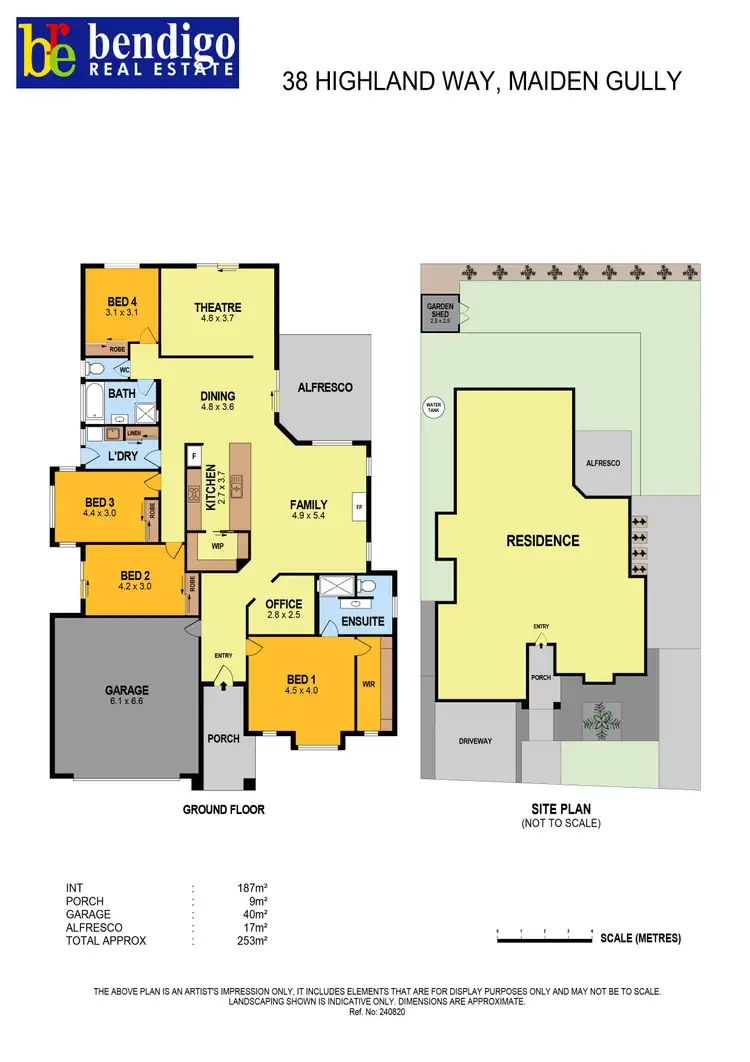 Floorplan of Homely house listing, 38 Highland Way, Maiden Gully VIC 3551