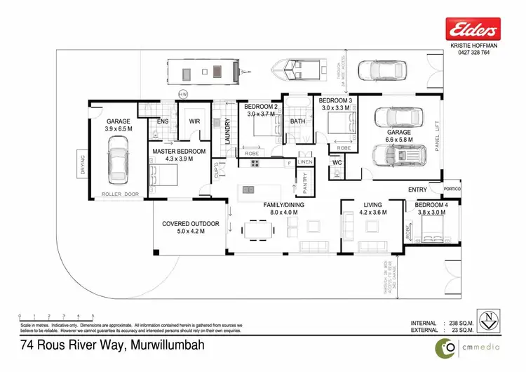 Floorplan of Homely house listing, 74 Rous River Way, Murwillumbah NSW 2484