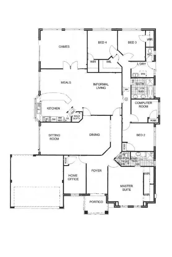 Floorplan of Homely house listing, 24 Packenham Promenade, Canning Vale WA 6155
