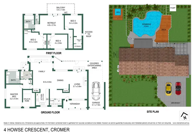 Floorplan of Homely house listing, 4 Howse Crescent, Cromer NSW 2099