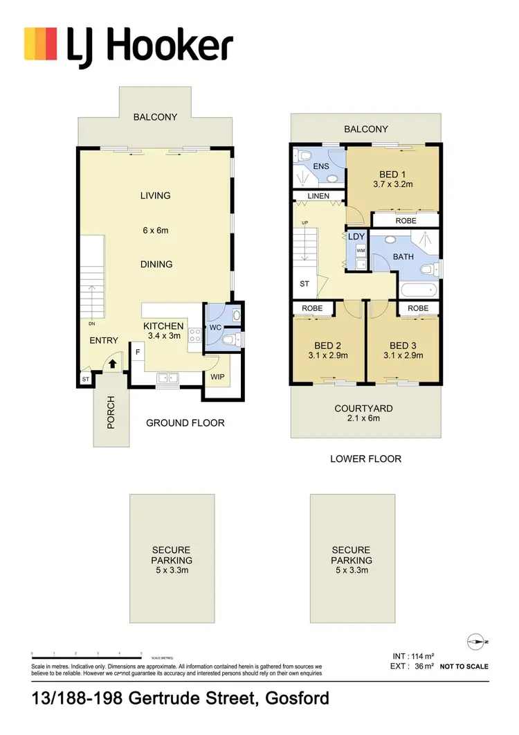 Floorplan of Homely townhouse listing, 13/188-198 Gertrude Street, North Gosford NSW 2250