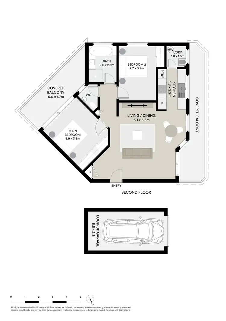 Floorplan of Homely apartment listing, 18/26 Pennant Hills Road, North Parramatta NSW 2151