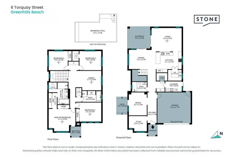Floorplan of Homely house listing, 6 Torquay Street, Greenhills Beach NSW 2230