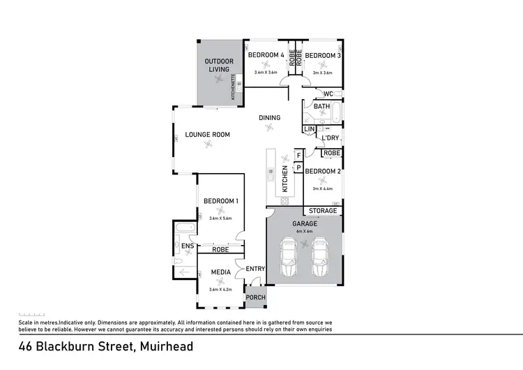 Floorplan of Homely house listing, 46 Blackburn Street, Muirhead NT 810