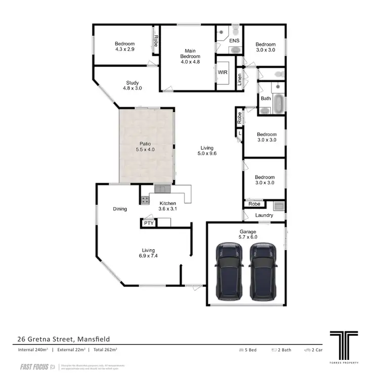 Floorplan of Homely house listing, 26 Gretna Street, Mansfield QLD 4122