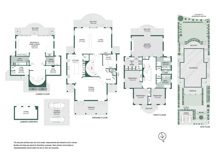 Floorplan of Homely house listing, 14 George Street, Greenwich NSW 2065