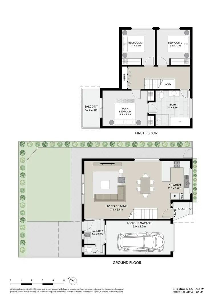 Floorplan of Homely townhouse listing, 4/14 Donnison Street West, West Gosford NSW 2250