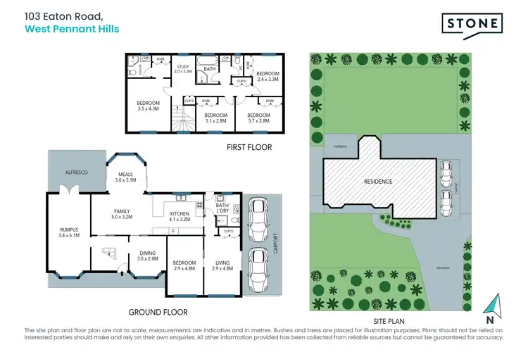 Floorplan of Homely house listing, 103 Eaton Road, West Pennant Hills NSW 2125